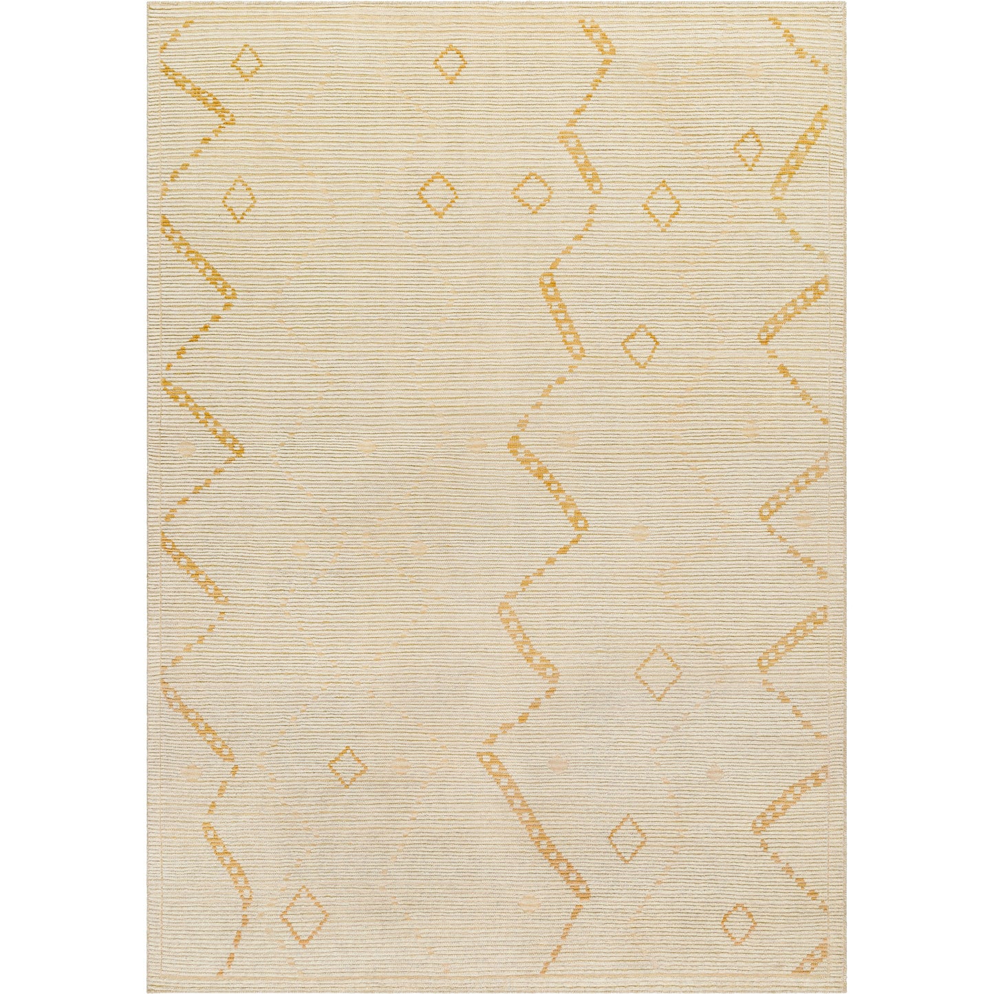 002 SI-2050679,SI-2050680 | Primary Silo | Tunus TUN-2322 Rug by Surya in ivory, goldenrod, sand. Made from face: 100% wool, warp: 100% cotton in a unique style.