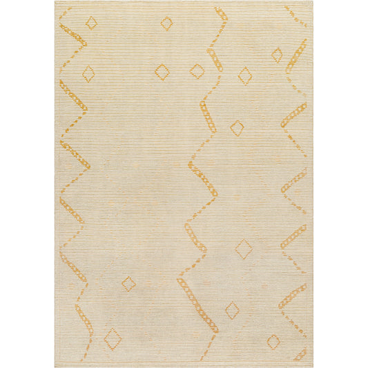 Tunus Rug - 485150 by Surya in natural, pearl. Made from face: 100% wool, warp: 100% cotton in a unique style.