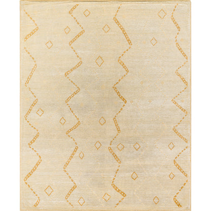 Tunus TUN-2322 Rug by Surya in ivory, goldenrod, sand. Made from face: 100% wool, warp: 100% cotton in a unique style.
