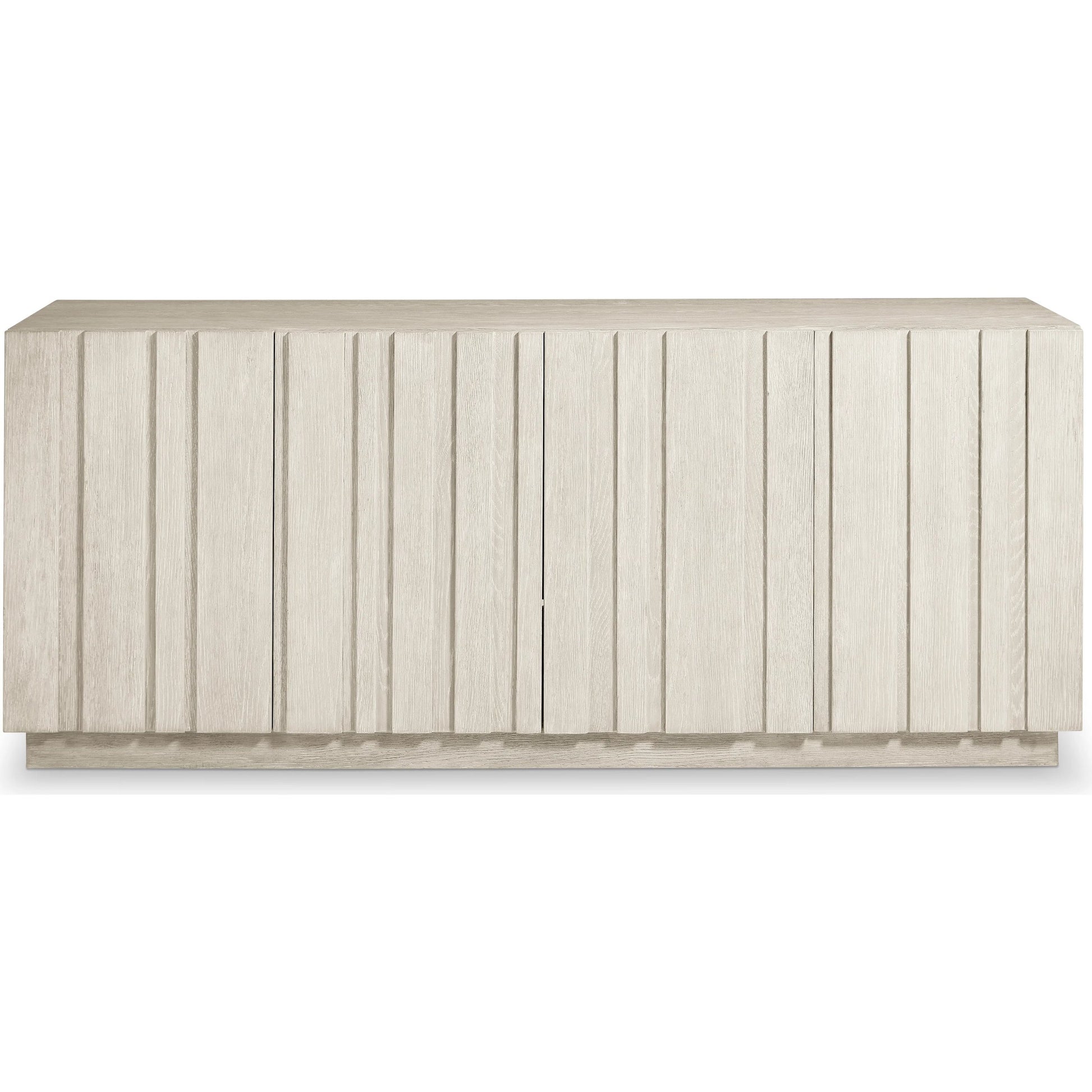 Tempo Entertainment Credenza by Bernhardt in beige. Made from wood in a unique style.