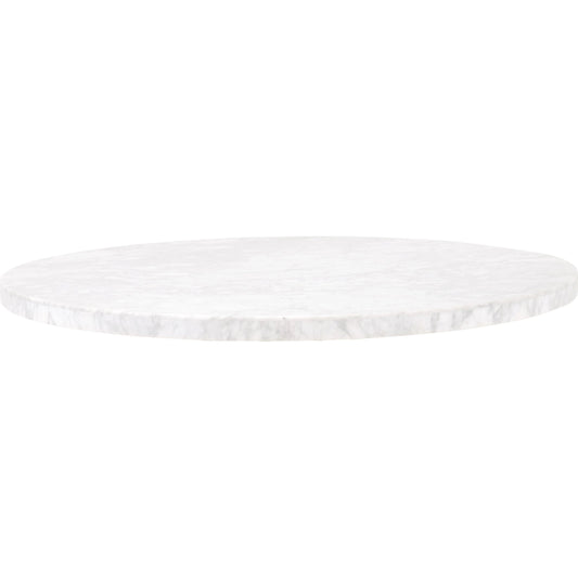 Turino Dining Table Carrera Top by Essentials For Living in white carrera. Made from marble veneer, mdf in a modern style.