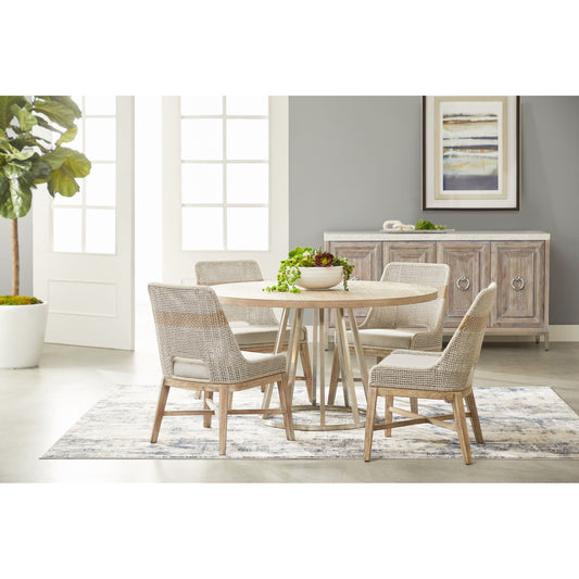 Turino Dining Table Wood Top by Essentials For Living in natural gray acacia. Made from solid acacia wood, acacia veneer, mdf in a modern style.