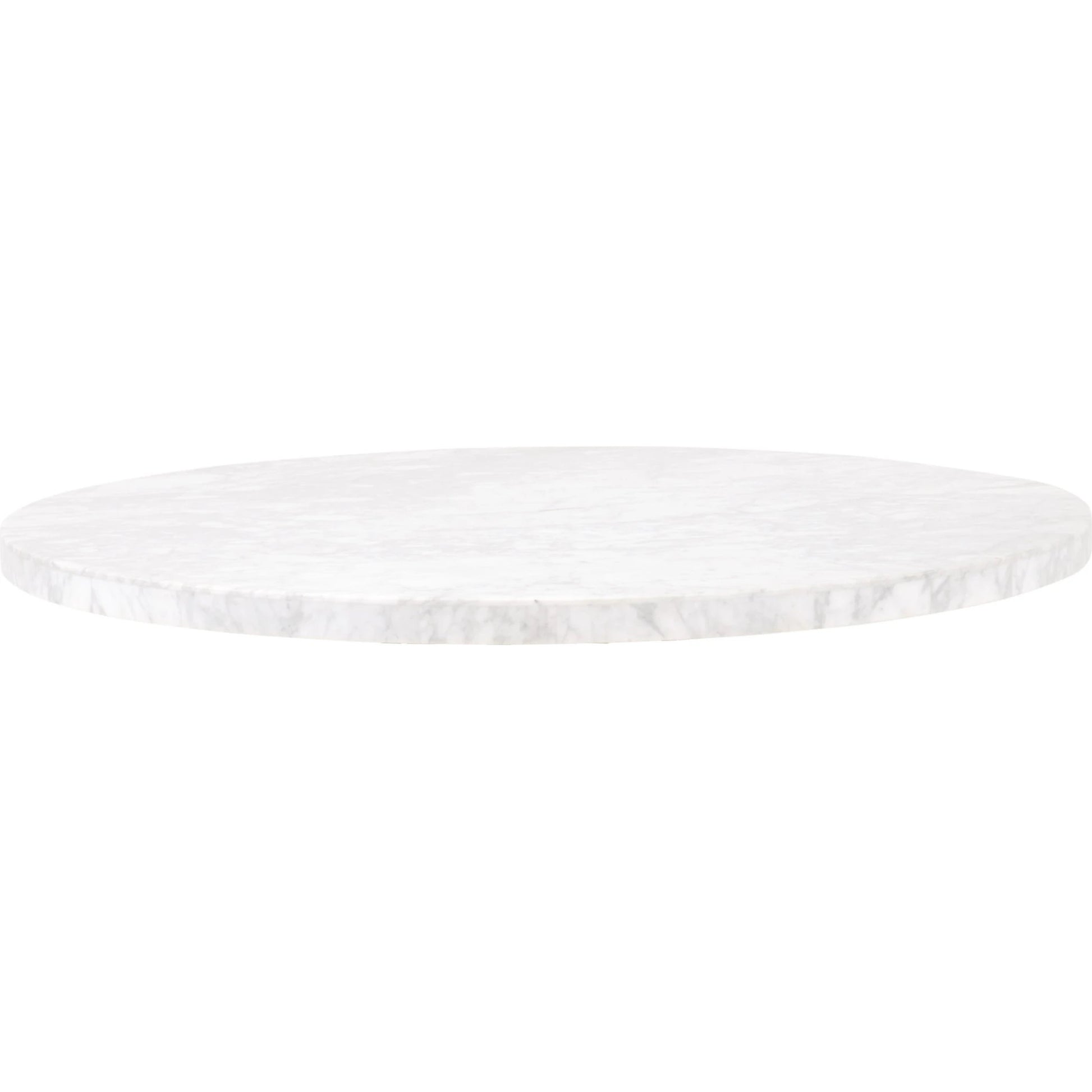 Turino Dining Table Carrera Top by Essentials For Living in white carrera. Made from marble veneer, mdf in a modern style.