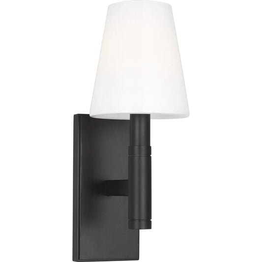 Beckham Classic Rectangular Sconce by Visual Comfort & Co.. Made from steel in a modern style.
