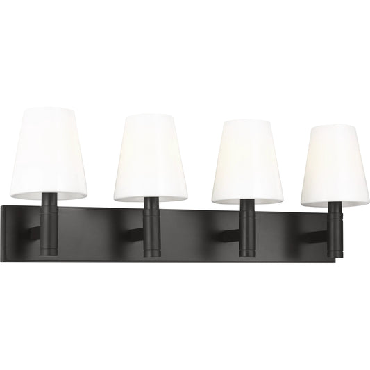 Beckham Classic 4-Light Vanity by Visual Comfort & Co.. Made from steel in a traditional style.