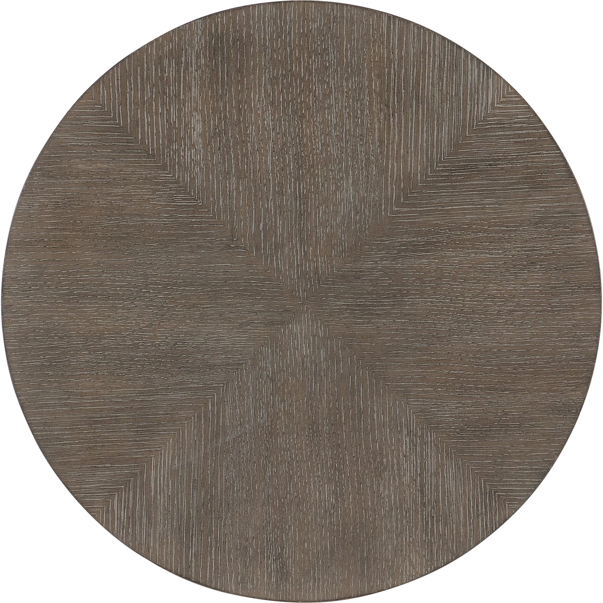 Modern Mood Round Nightstand by Hooker Furniture. Made from oak veneers in a modern style.