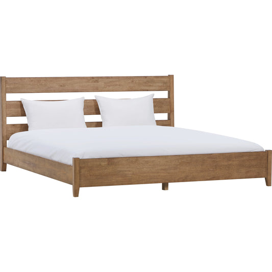Zest Solid Wood Platform Bed in Natural Oak by Zest in natural oak. Made from mdf, partical board in a modern style.