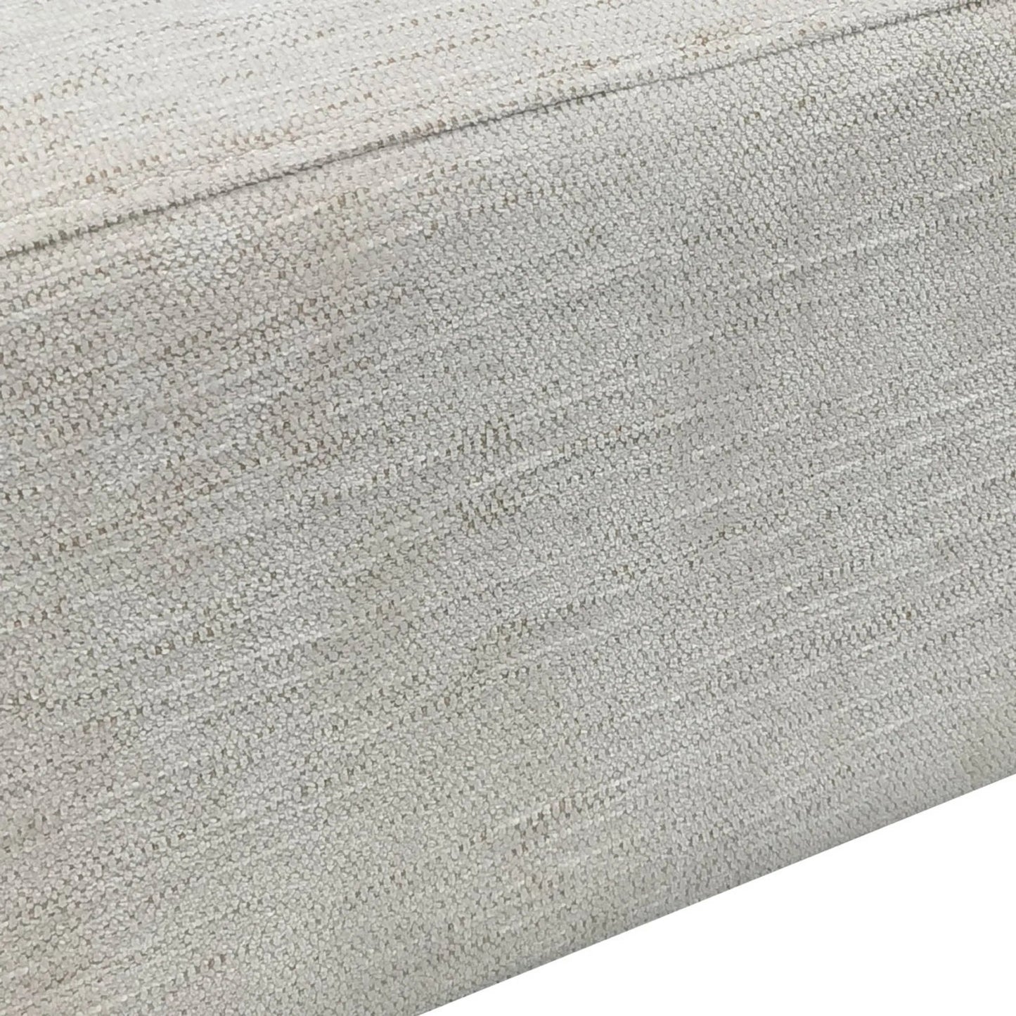 004 SI-2325315 | Closeup | Francesca Bench by LH Imports in oatmeal sand, brown and brown. Made from walnut wood, 100% polyester fabric, pu foam in a transitional style.