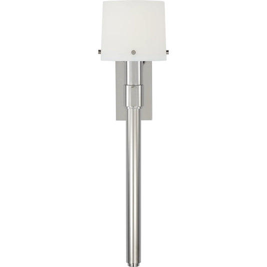 Palma Tall Sconce by Visual Comfort & Co. in polished nickel. Made from steel in a unique style.