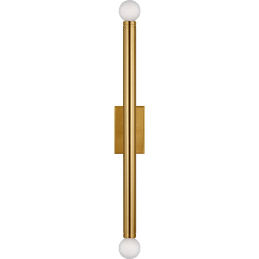 001 SI-2235886 | Primary Silo | Beckham Modern Large Single Sconce by Visual Comfort & Co. in burnished brass. Made from steel in a unique style.