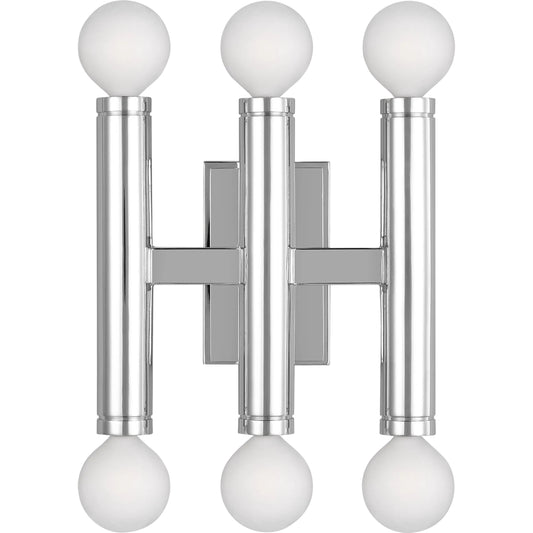 Beckham Modern Triple Sconce by Visual Comfort & Co.. Made from steel in a unique style.