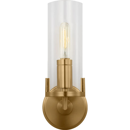 Mezzo Small Sconce by Visual Comfort & Co. in burnished brass. Made from unique in a unique style.