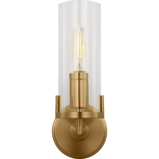 Mezzo Small Sconce by Visual Comfort & Co. in burnished brass. Made from unique in a unique style.