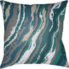 Denim, Dark Green, Emerald / TX-013 / 22" x 22"