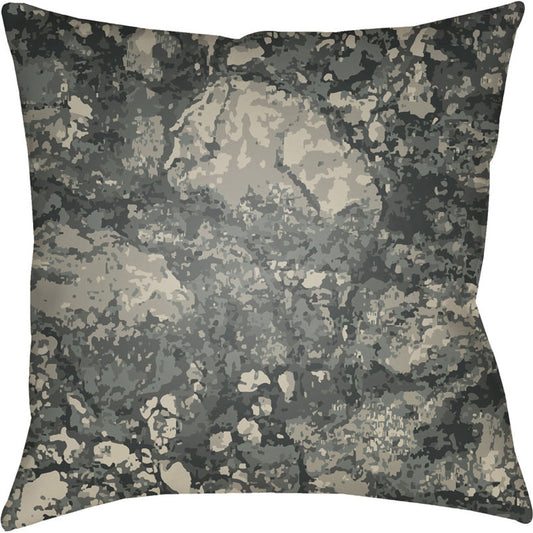 Textures Indoor/Outdoor Pillow by Livabliss. Made from front: 100% polyester, back: 100% polyester in a coastal style.