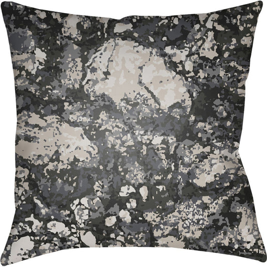 Textures Indoor/Outdoor Pillow by Livabliss. Made from front: 100% polyester, back: 100% polyester in a coastal style.