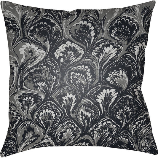 Textures Indoor/Outdoor Pillow by Livabliss. Made from front: 100% polyester, back: 100% polyester in a coastal style.