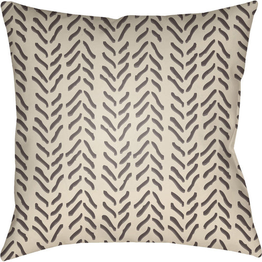 Textures Indoor/Outdoor Pillow by Livabliss. Made from front: 100% polyester, back: 100% polyester in a coastal style.