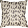 Beige, Brown, Medium Gray / TX-043 / 22" x 22"