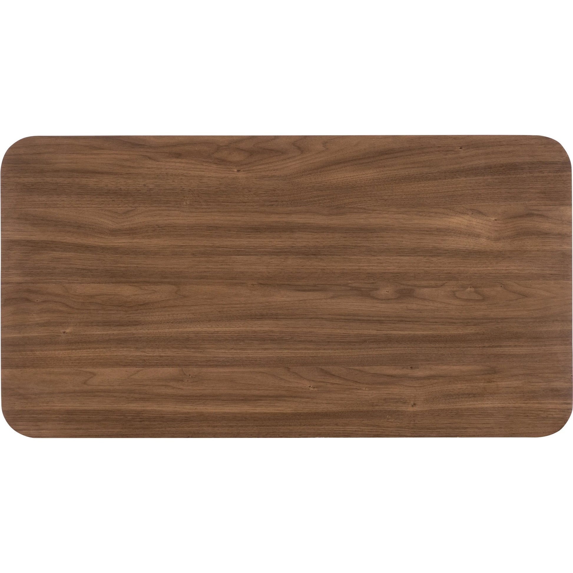 Eleana Three Drawer Nightstand by Hooker Furniture in light caramel, quartered walnut veneers, sunlit bronze metal. Made from walnut veneers in a modern style.