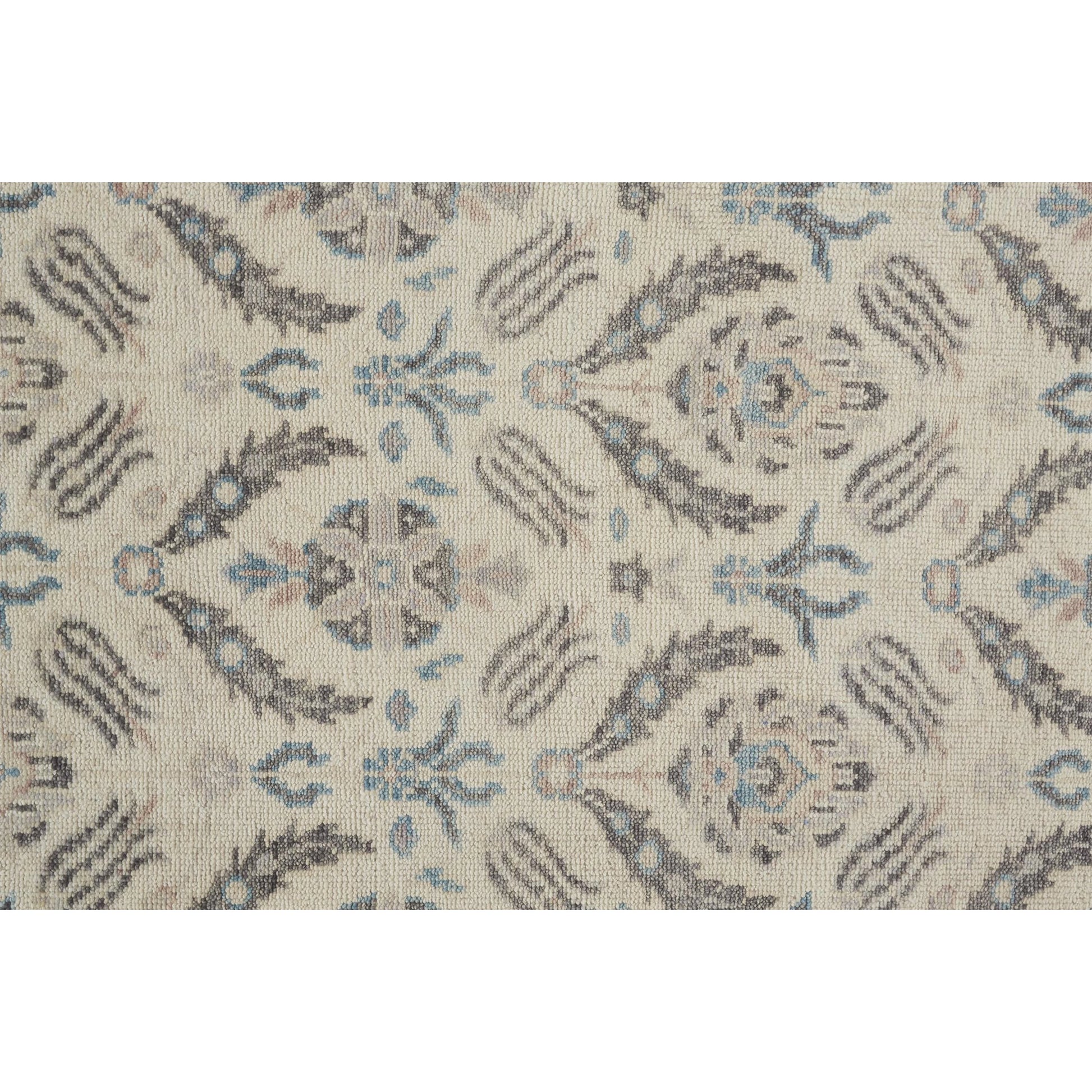 Beall Traditional Oriental Rug - 6711F by Feizy in ivory, gray, blue. Made from wool in a unique style.