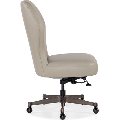 Executive Swivel Tilt Chair by Hooker Furniture in gunmetal. Made from unique in a modern style.