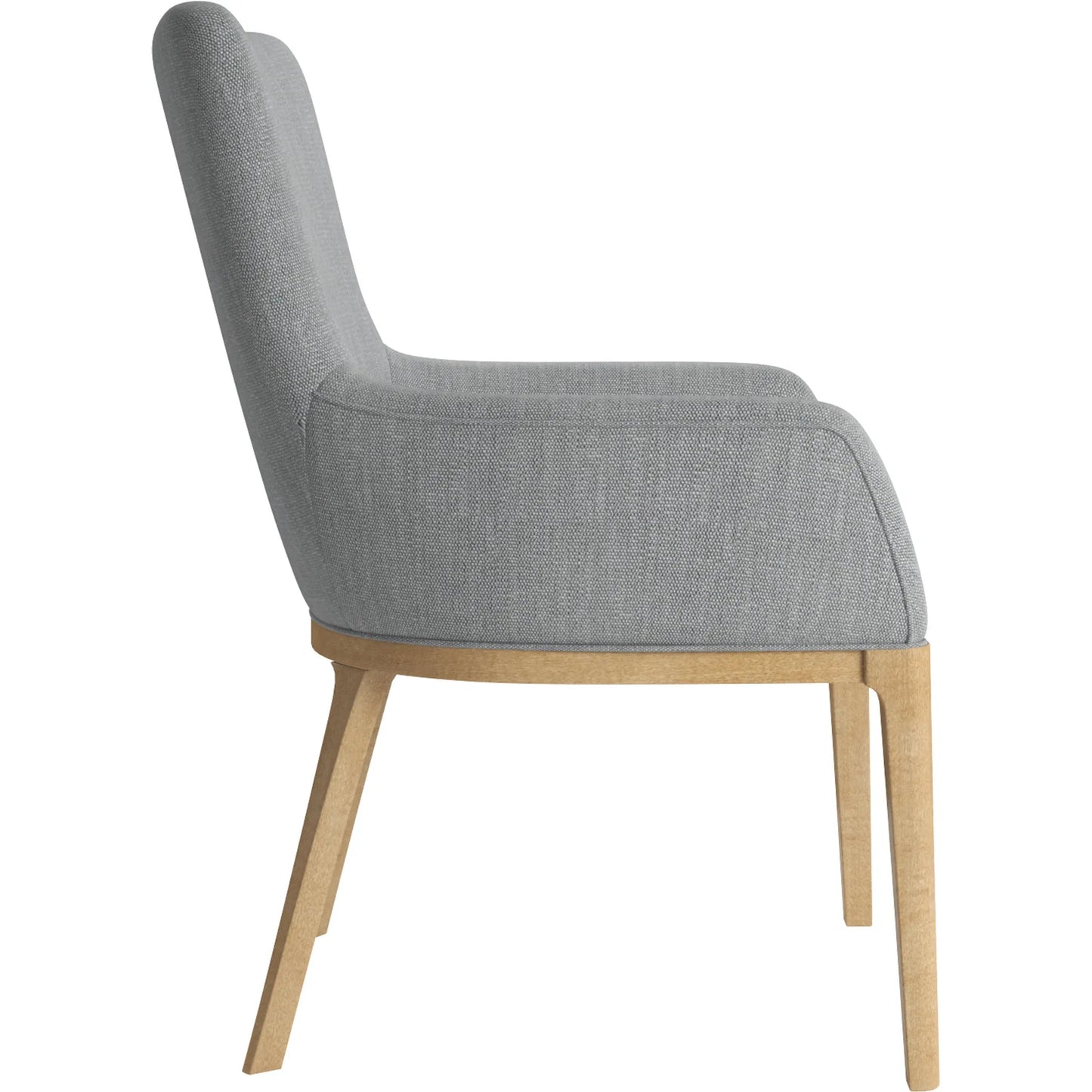 004 SI-2447955 | Additional Silo | Loft Upholstered Arm Chair by A.R.T. Furniture in gray and natural maple. Made from rubberwood in a transitional style.