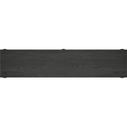 Atrium Console Table by A.R.T. Furniture in hand rubbed black, undertones of brown. Made from unique in a traditional style.