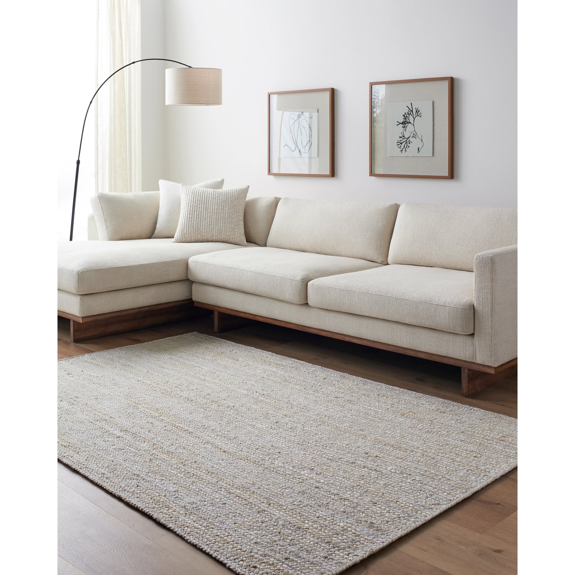 Trenzado Rug - 32493 by Livabliss in beige. Made from main: 100% jute in a unique style.