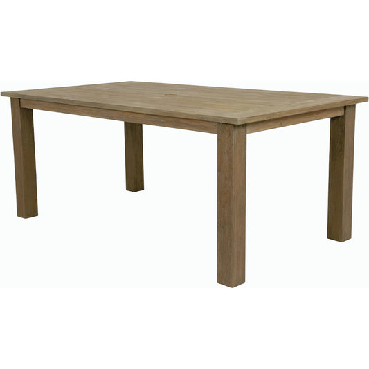 001 SI-2167235 | Additional Silo | Coastal Outdoor Teak 91" Dining Table by Sunset West in teak. Made from teak in a modern style.