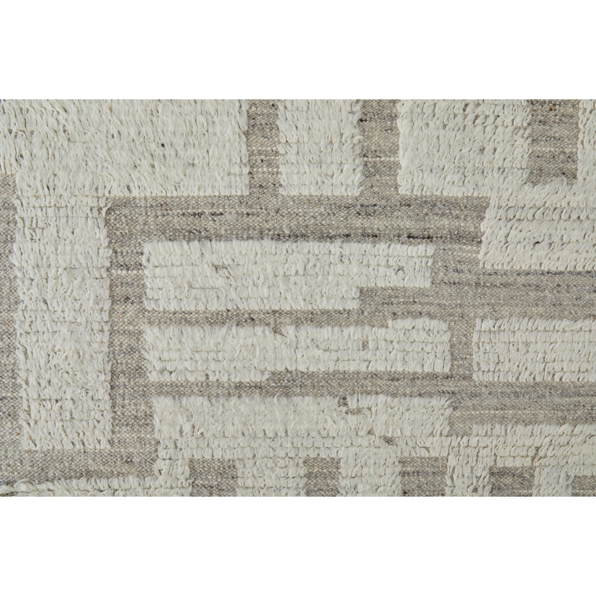 Ashby Transitional Geometric Rug - 8909F by Feizy in gray, ivory. Made from wool in a unique style.