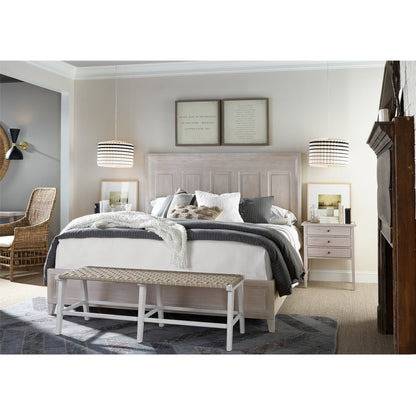 Haines Bed by Universal Furniture in aged pewter and charcoal. Made from unique in a cottage & farmhouse style.