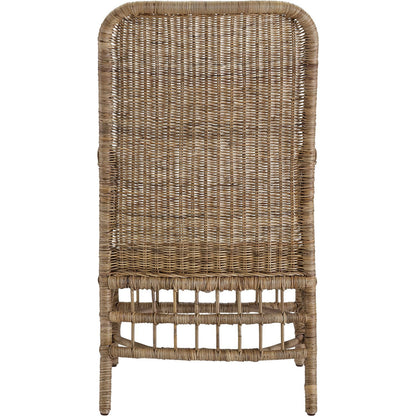 Irving Arm Chair by Universal Furniture in aged pewter and dover natural. Made from 96% polyester, 2% nylon, 2% cotton in a coastal style.