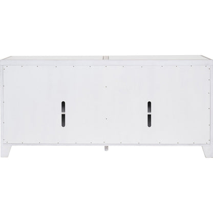 Blair Credenza by Universal Furniture in aged pewter and natural oak. Made from unique in a transitional style.