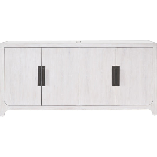 Blair Credenza by Universal Furniture in aged pewter. Made from unique in a transitional style.