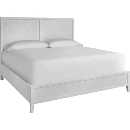 Ames Bed by Universal Furniture in aged pewter. Made from unique in a transitional style.