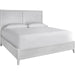 Ames Bed by Universal Furniture in aged pewter. Made from unique in a transitional style.