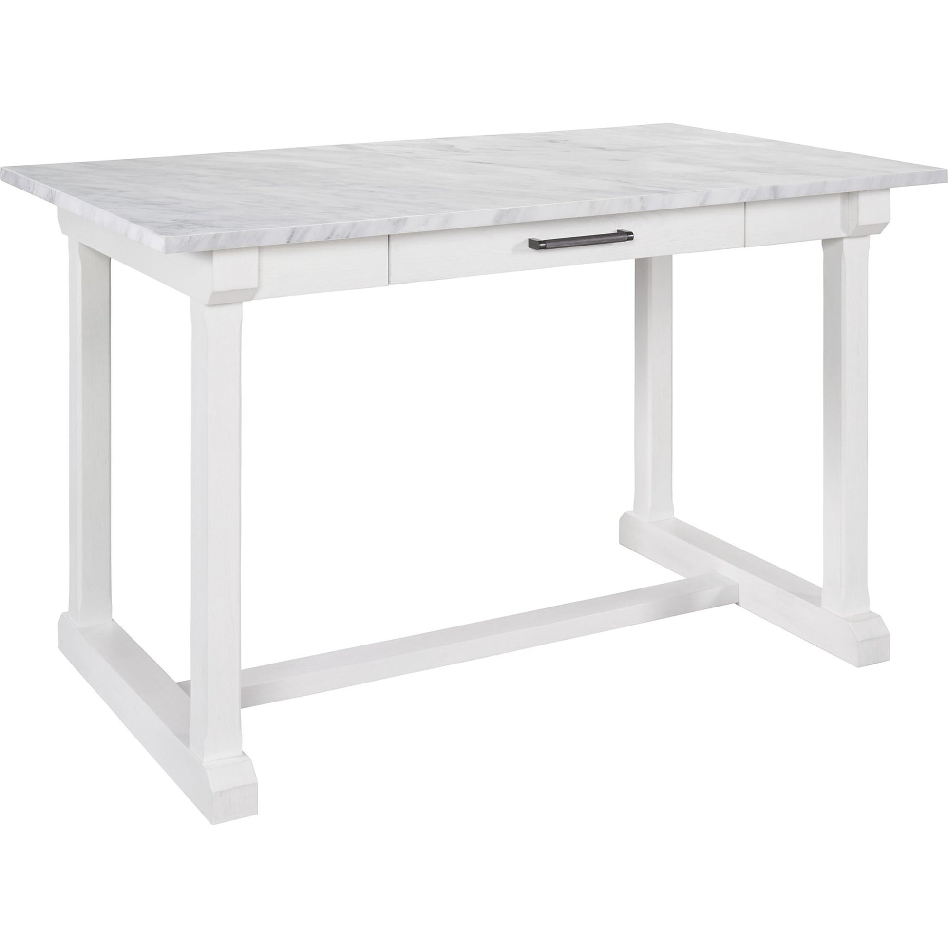 Elena Counter Table by Universal Furniture in aged pewter and picket fence. Made from unique in a transitional style.