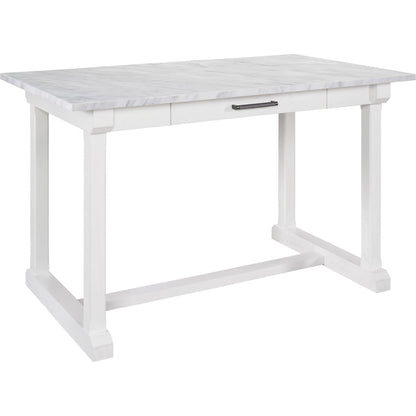 Elena Counter Table by Universal Furniture in aged pewter and picket fence. Made from unique in a transitional style.