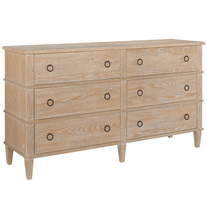 Modern Farmhouse Dresser by Universal Furniture in rustic oak. Made from unique in a cottage & farmhouse style.