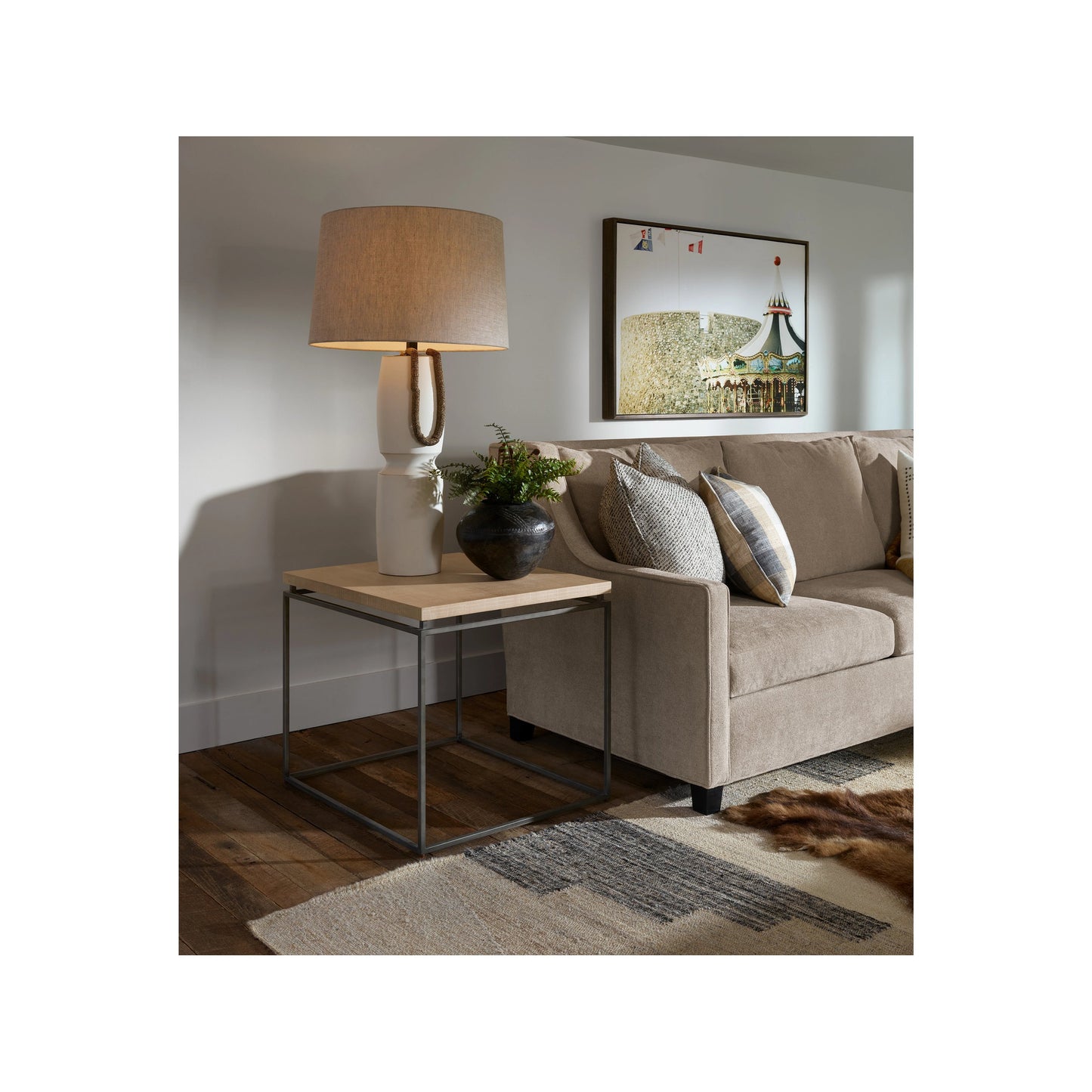 005 SI-2007607 | Lifestyle | Modern Farmhouse End Table by Universal Furniture. Made from unique in a cottage & farmhouse style.