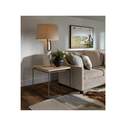 Modern Farmhouse End Table by Universal Furniture. Made from unique in a cottage & farmhouse style.