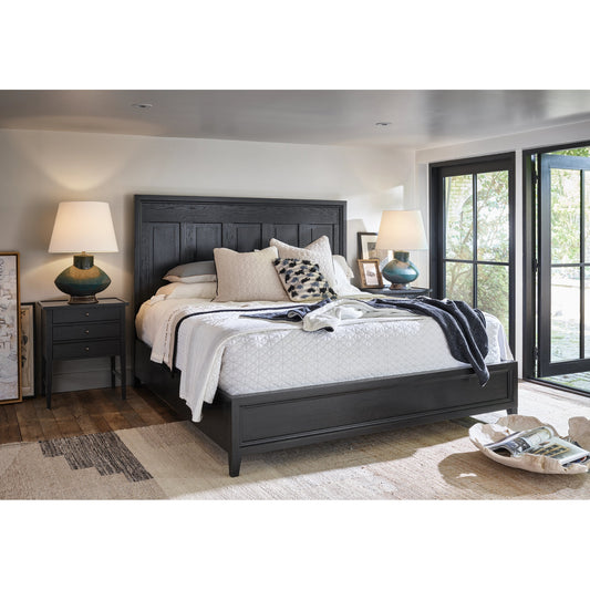 Haines Bed by Universal Furniture in aged pewter and charcoal. Made from unique in a cottage & farmhouse style.