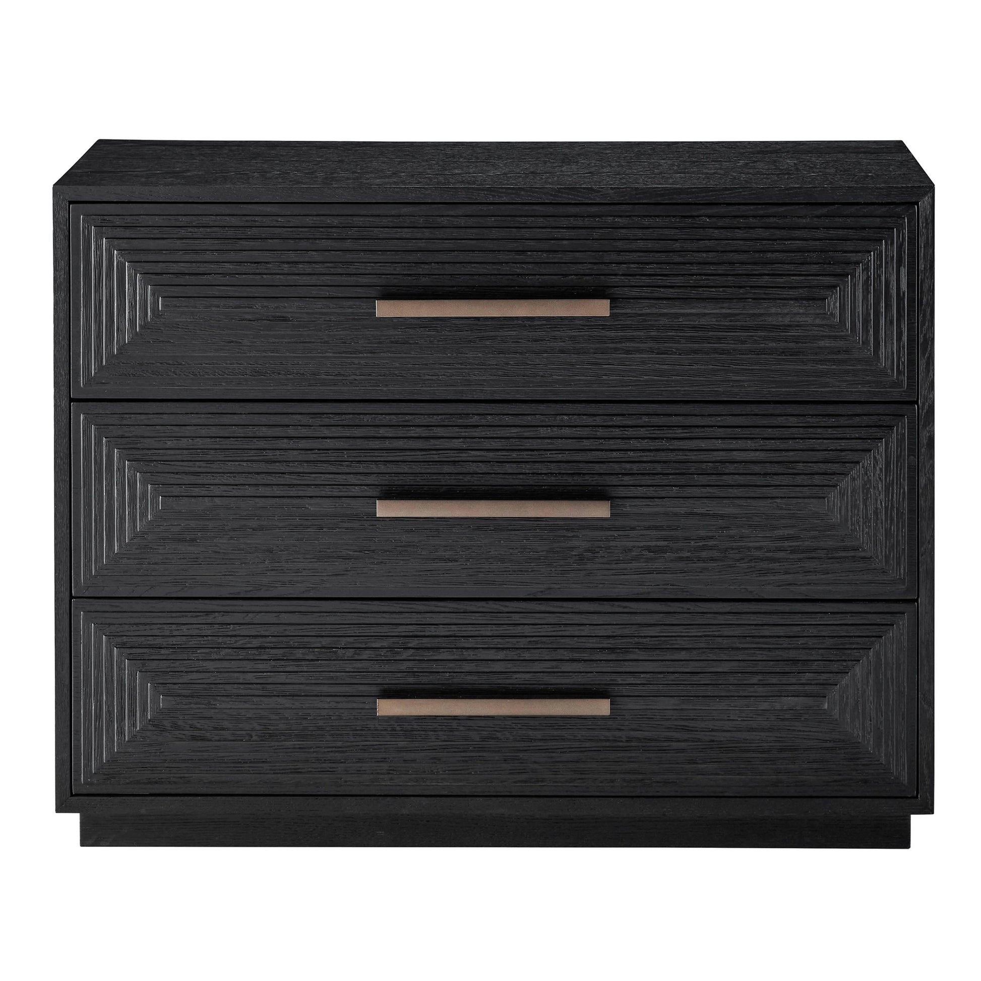 Collins Chest by Universal Furniture in aged pewter and charcoal. Made from unique in a transitional style.