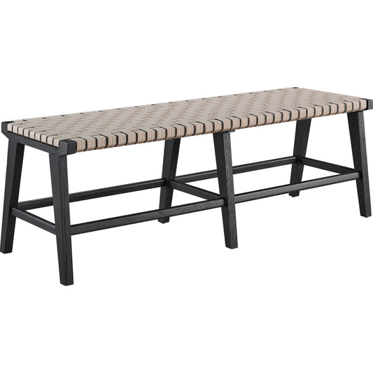 Harlyn Bench by Universal Furniture in aged pewter. Made from unique in a cottage & farmhouse style.