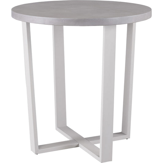 South Beach Bar Table by Coastal Living by Universal Furniture in stainless steel and white. Made from unique in a coastal style.