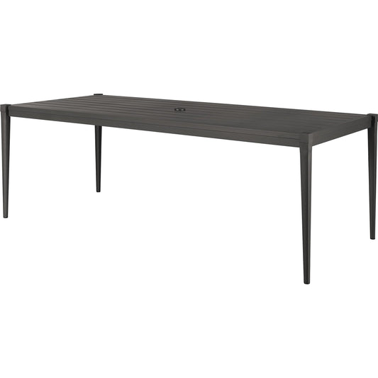 Seneca Dining Table by Coastal Living by Universal Furniture in stainless steel and charcoal. Made from unique in a coastal style.