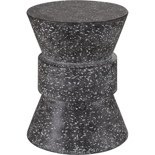 Stinson Accent Table by Coastal Living by Universal Furniture in stainless steel and speckled gray. Made from unique in a modern style.