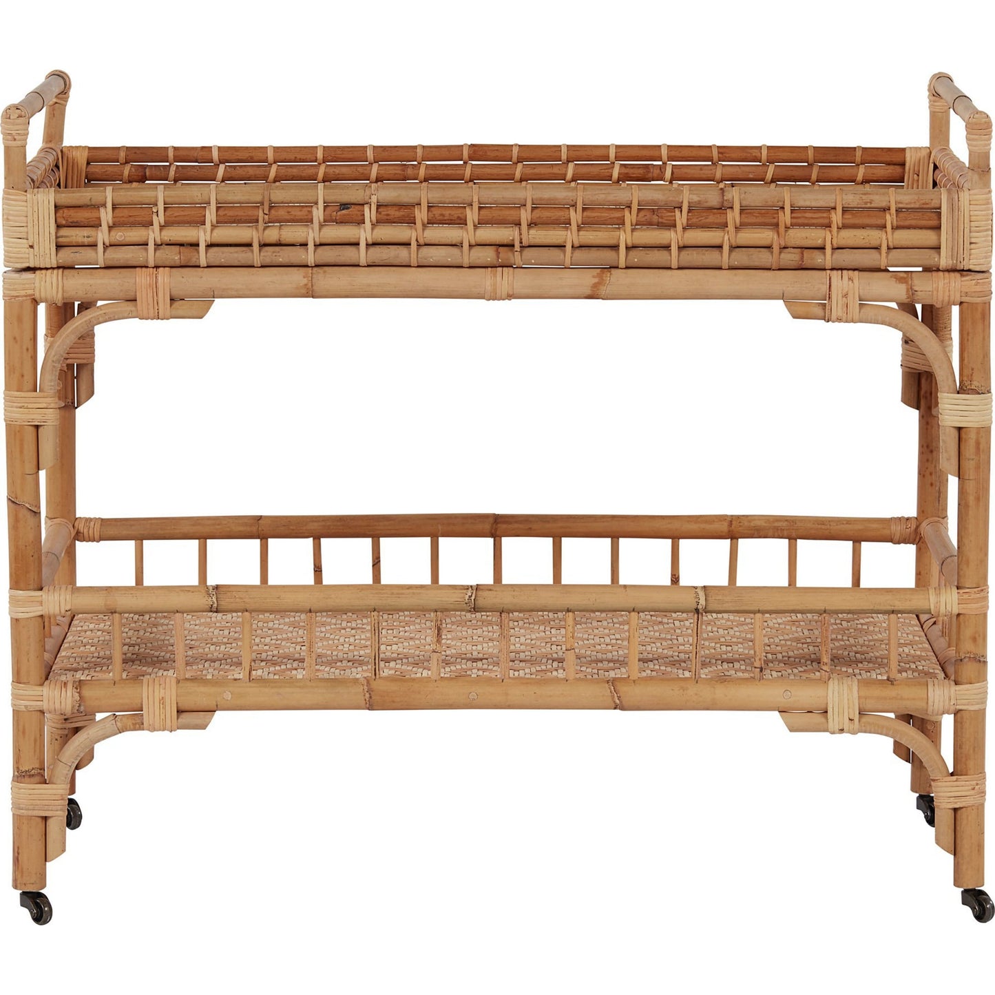 002 SI-1871199 | Additional Silo | 5 O'Clock Bar Cart by Coastal Living by Universal Furniture in antique brass and natural rattan. Made from unique in a coastal style.