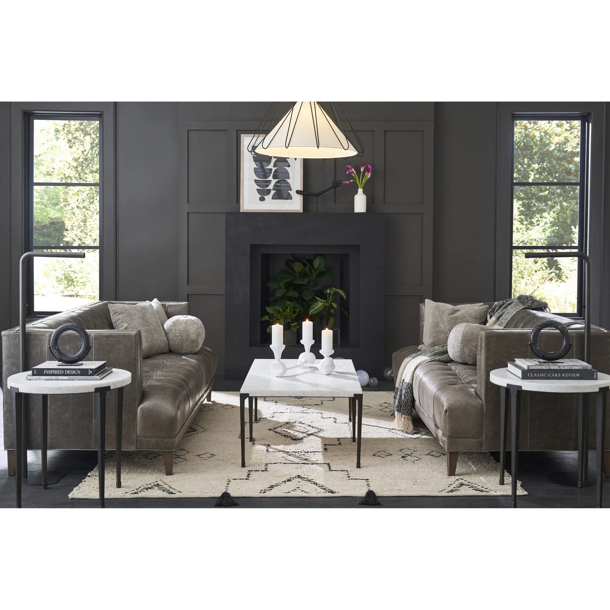Coalesce Floyd End Table by Universal Furniture in soft matte black. Made from unique in a unique style.